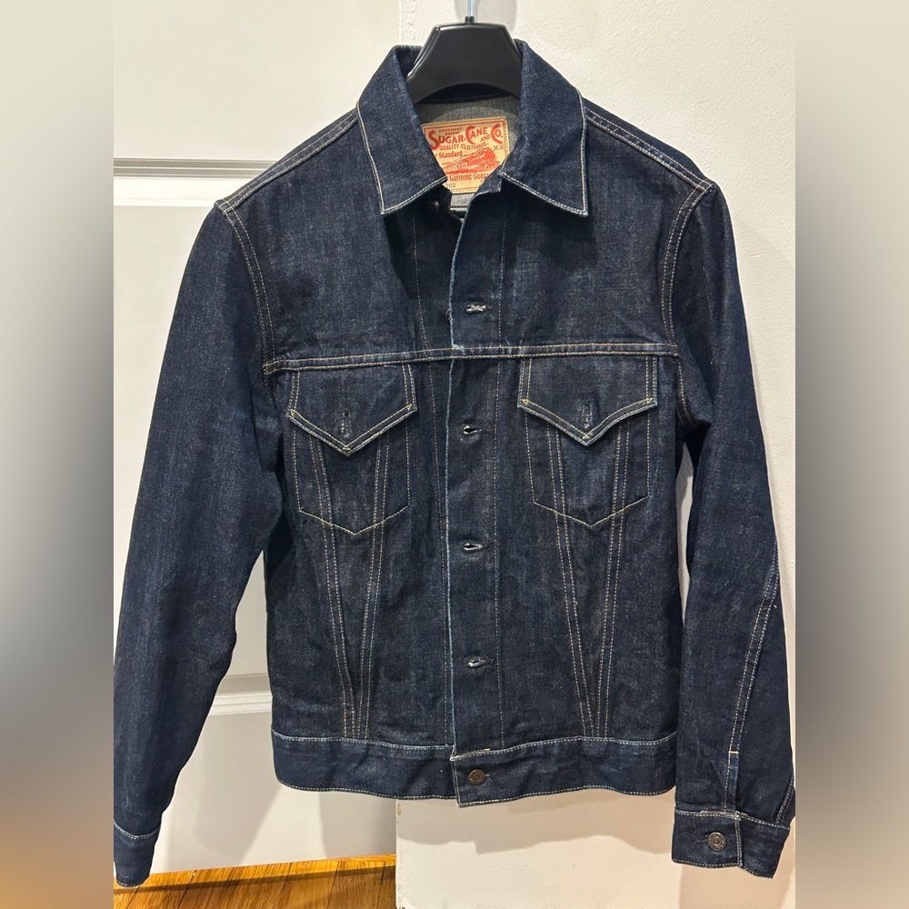 SUGAR CANE 1962 TYPE III JACKET - 14.25 OZ. DENIM Size 38 (S)
